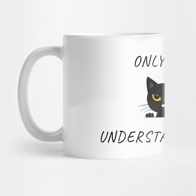 Only My Cat Understands Me Cute by Dogefellas